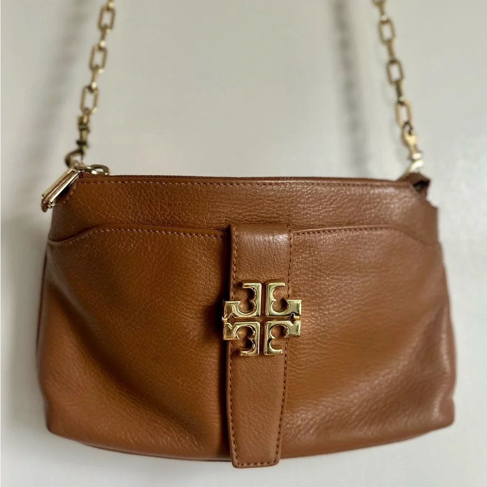 Tory Burch pebbled Leather Robinson Crossbody Bag - Picture 3 of 10